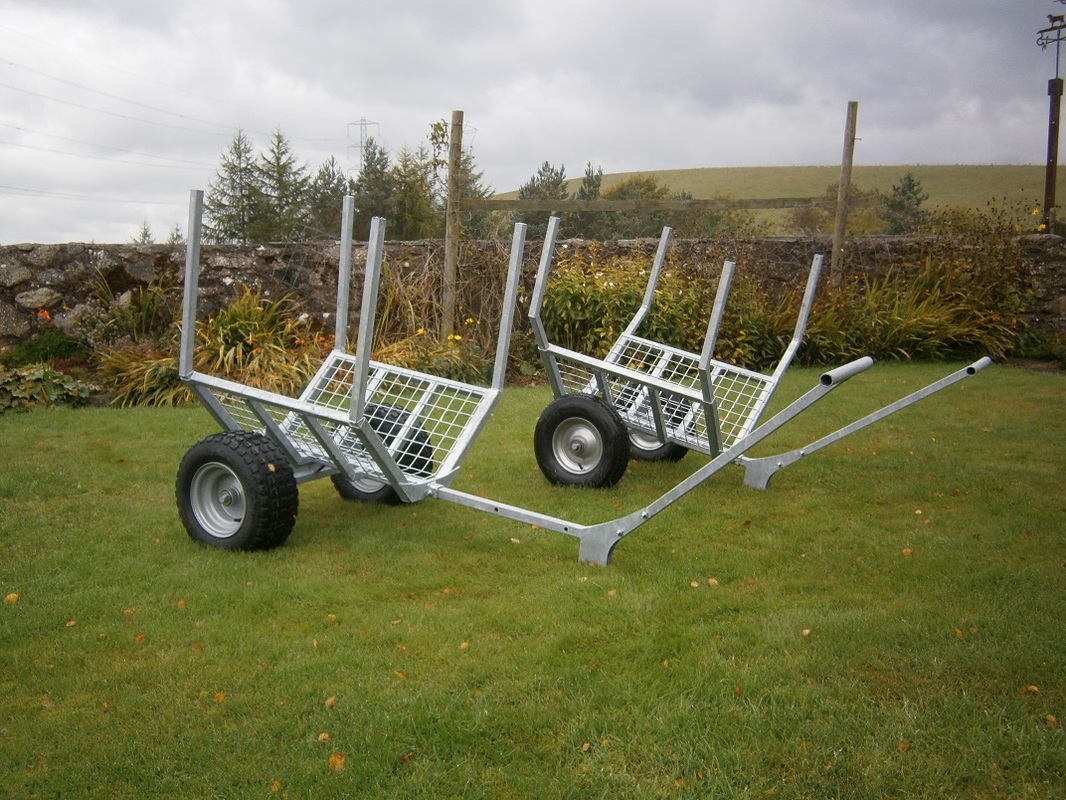Brash Cart used by tree surgeons. Designed and made in Britain
